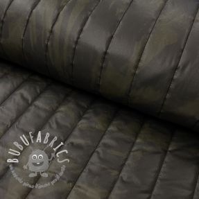 Tessuto trapuntato Camouflage army green