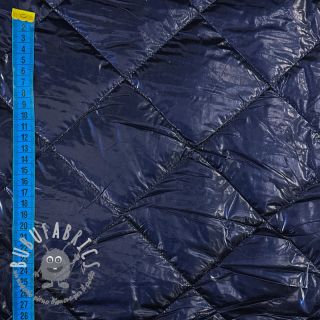 Tessuto trapuntato Shine dark navy