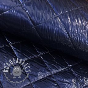 Tessuto trapuntato Shine dark navy