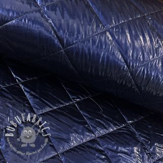 Tessuto trapuntato Shine dark navy