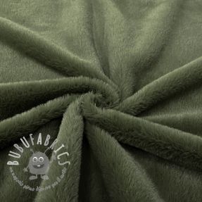 Pelliccia sintetica SMOOTH green