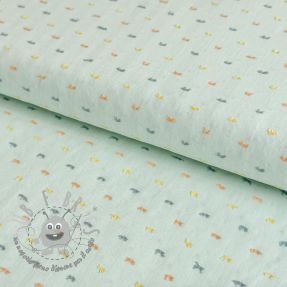 Tessuto di cotone DOBBY Patch light mint