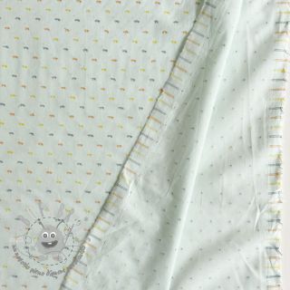 Tessuto di cotone DOBBY Patch light mint