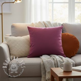 Lino prelavato wine red