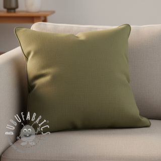 Lino prelavato dark moss green