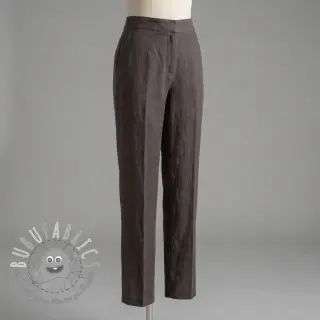 Lino prelavato STONEWASHED PREMIUM mocha