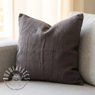 Lino prelavato STONEWASHED PREMIUM mocha