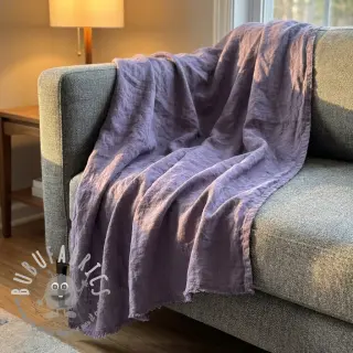 Lino prelavato STONEWASHED PREMIUM lavender