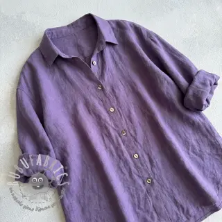 Lino prelavato STONEWASHED PREMIUM lavender