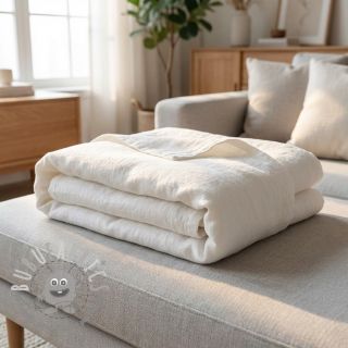 Lino prelavato STONEWASHED PREMIUM white