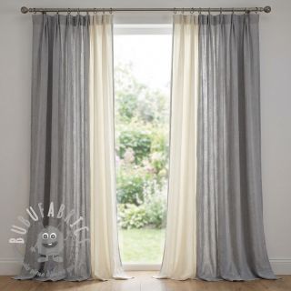 Lino prelavato STONEWASHED PREMIUM light grey