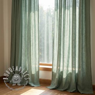 Lino prelavato STONEWASHED PREMIUM dark mint