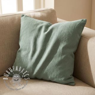 Lino prelavato STONEWASHED PREMIUM dark mint