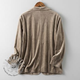 Velluto VELVET STRETCH taupe