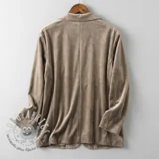 Velluto VELVET STRETCH taupe