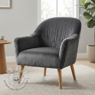 Velluto VELVET STRETCH dark grey