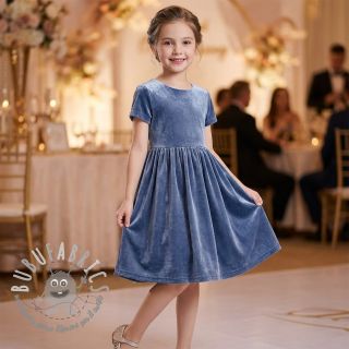 Velluto VELVET STRETCH blue