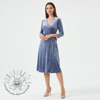 Velluto VELVET STRETCH blue