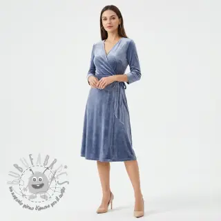 Velluto VELVET STRETCH blue