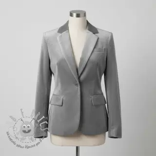 Velluto VELVET STRETCH light grey