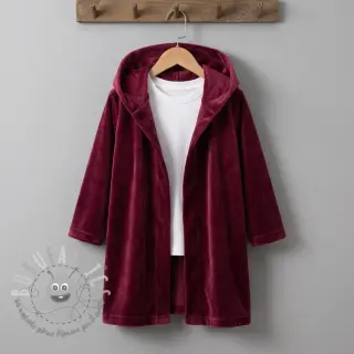 Velluto VELVET STRETCH bordeaux