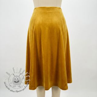 Velluto VELVET STRETCH ochre