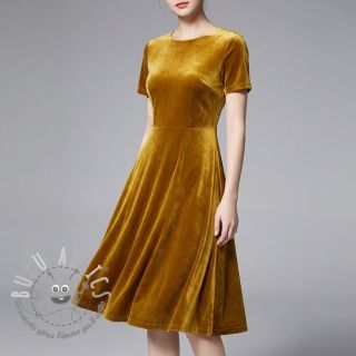 Velluto VELVET STRETCH camel