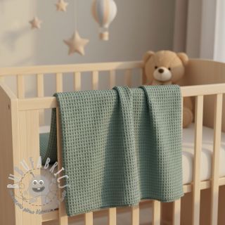 Cotone a nido d'ape cyan