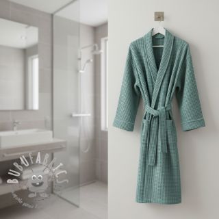 Cotone a nido d'ape cyan