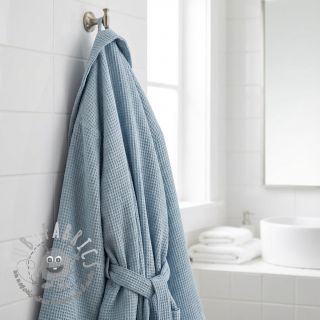 Cotone a nido d'ape blue heaven