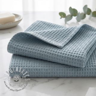 Cotone a nido d'ape blue heaven