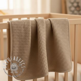 Cotone a nido d'ape khaki