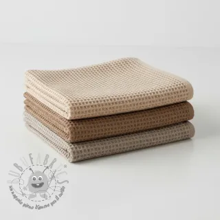 Cotone a nido d'ape khaki