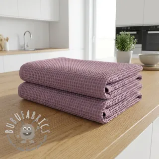 Cotone a nido d'ape old purple