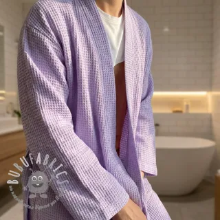 Cotone a nido d'ape bright lilac