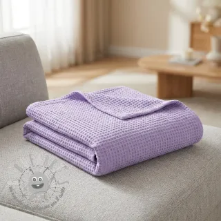 Cotone a nido d'ape bright lilac
