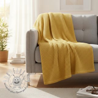 Cotone a nido d'ape soft yellow