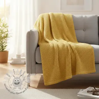 Cotone a nido d'ape soft yellow