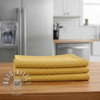 Cotone a nido d'ape soft yellow