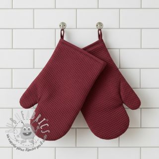 Cotone a nido d'ape bordeaux