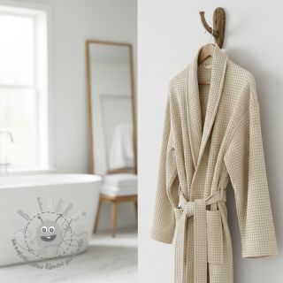 Cotone a nido d'ape light sand