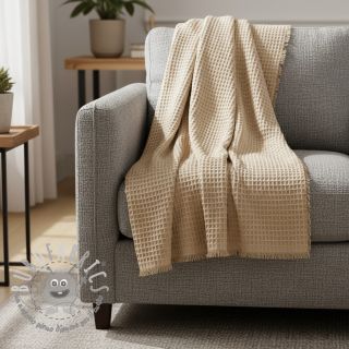 Cotone a nido d'ape light sand