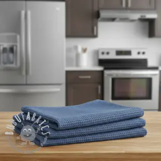 Cotone a nido d'ape jeans