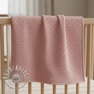 Cotone a nido d'ape bleached rose