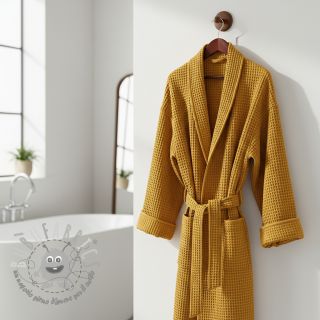 Cotone a nido d'ape ochre