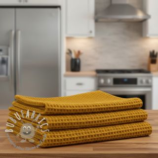 Cotone a nido d'ape ochre