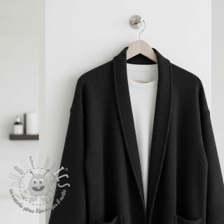 Cotone a nido d'ape black