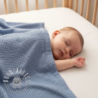 Cotone a nido d'ape blue