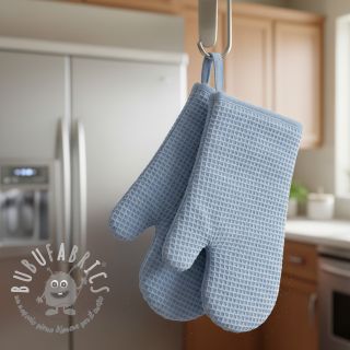 Cotone a nido d'ape blue