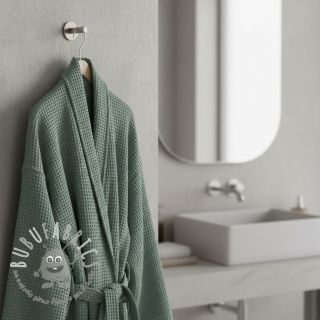 Cotone a nido d'ape dark green